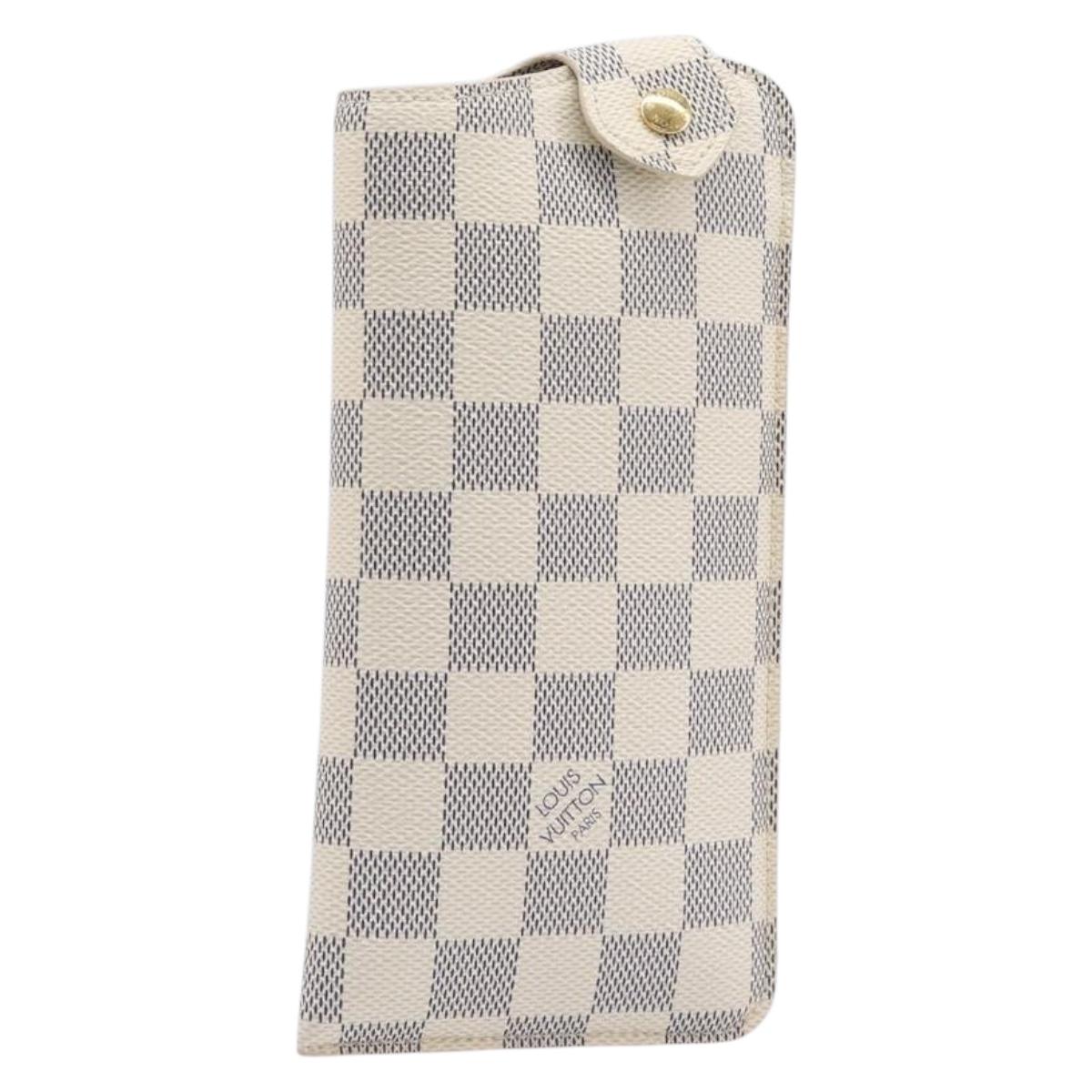 Louis Vuitton Damier Azur Etui lunet MM Glasses Case