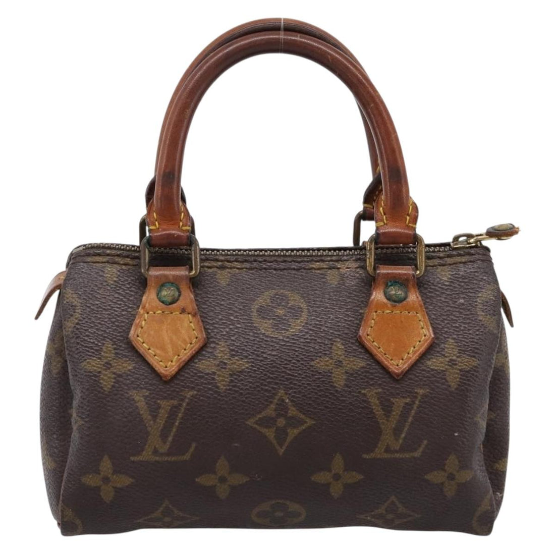 LOUIS VUITTON Monogram Mini Speedy Hand Bag M41534 LV Auth 197545
