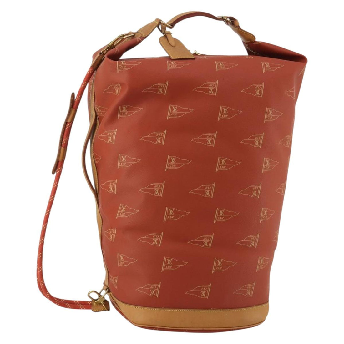 LOUIS VUITTON LV Cup Suc Marine Bag PVC Leather Aboganie M80022 LV Auth 195197A