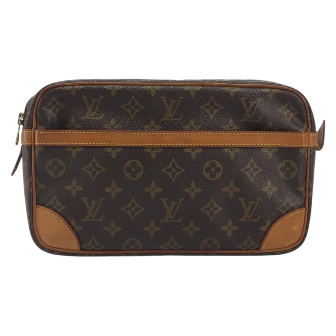 LOUIS VUITTON Monogram Compiegne 23 Clutch Bag M51847 LV Auth 197031
