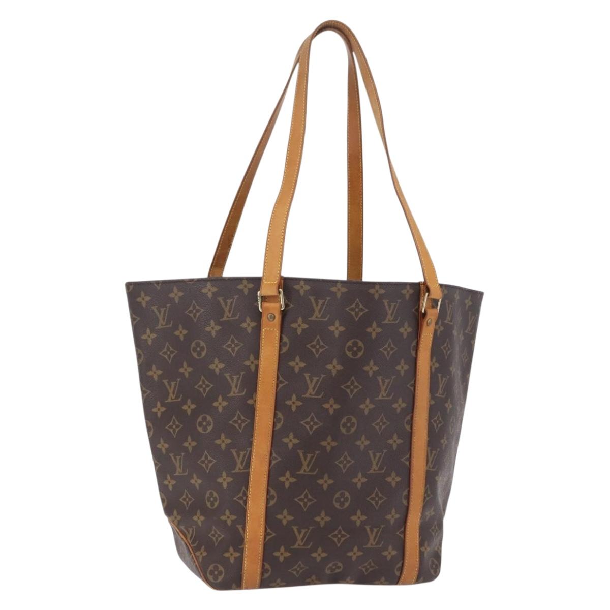 Louis Vuitton Monogram Sac Shopping GM Tote Bag (Grade C)