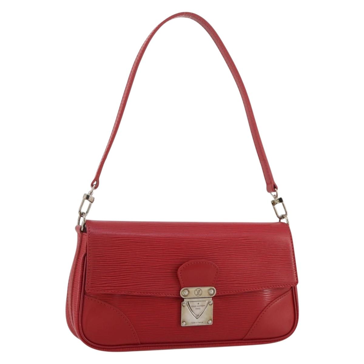 Louis Vuitton Epi Pochette Segur Shoulder Bag Red