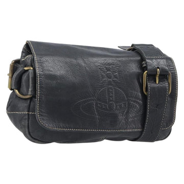 Vivienne Westwood Shoulder Bag Leather Black