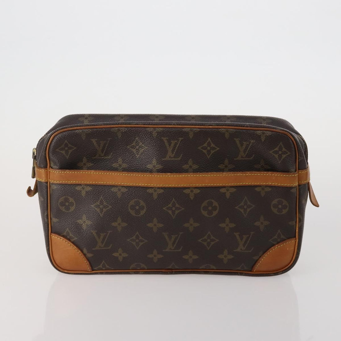 LOUIS VUITTON Monogram Compiegne 28 Clutch Bag 2 Set LV Auth BA15065