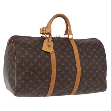 LOUIS VUITTON Monogram Keepall 50 Boston Bag M41426 LV Auth ka5755A