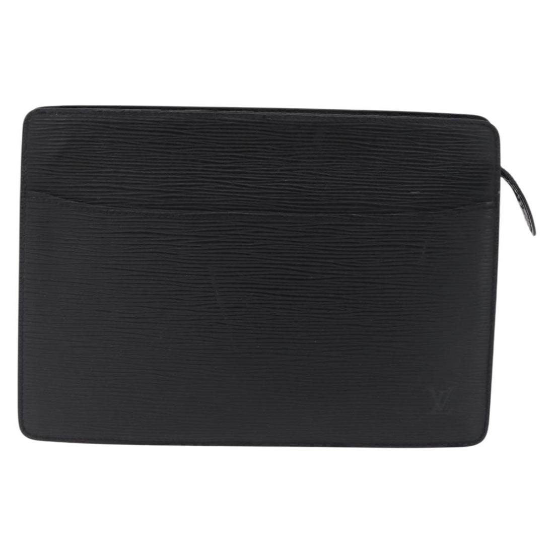 LOUIS VUITTON Epi Pochette Homme Clutch Bag Black M52522 LV Auth ep15733