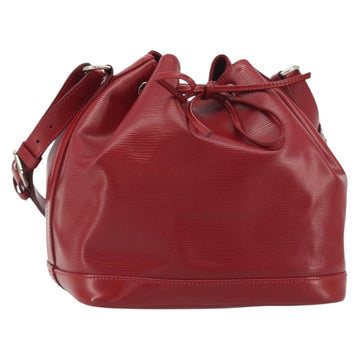 LOUIS VUITTON Epi Petit Noe Shoulder Bag Carmine M40839 LV Auth 197132A