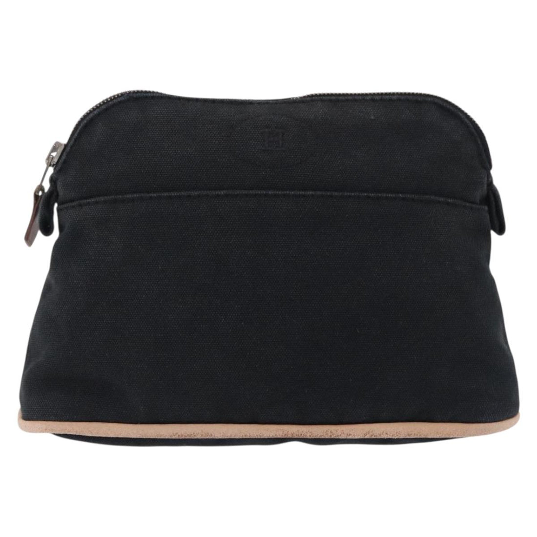 HERMES Bolide PM Pouch Cotton Black Auth BA15257