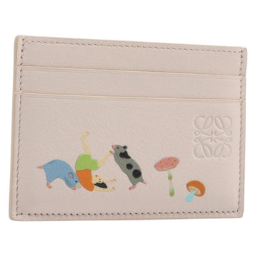 Loewe Card Case Leather Pink