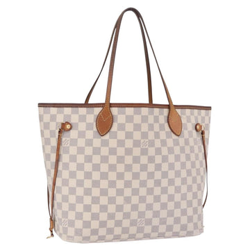 Louis Vuitton Damier Azur Neverfull MM Tote Bag (Grade C)