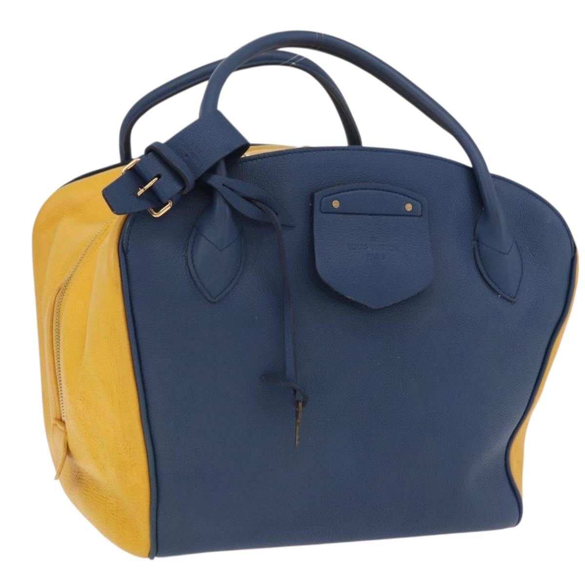 Louis Vuitton Miralis Haute Maroquinerie Handbag Leather Blue