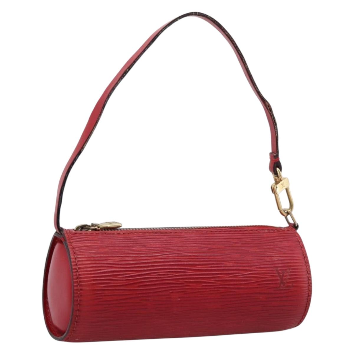 Louis Vuitton Epi Soufflot Pouch Accessory Pouch Red
