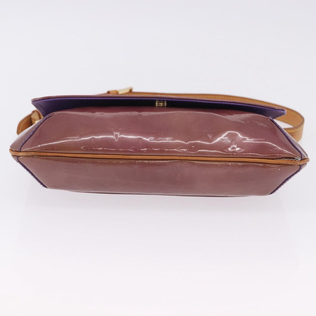 LOUIS VUITTON Monogram Vernis Thompson Street Bag Purple M91095 LV Auth BA14866