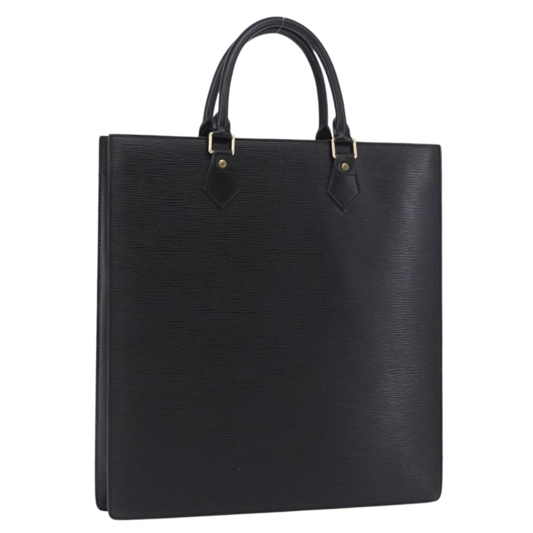 LOUIS VUITTON Epi Sac Plat Hand Bag Black M59082 LV Auth BA14991
