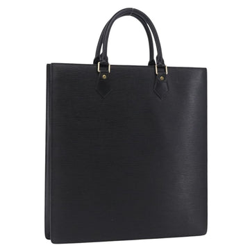 LOUIS VUITTON Epi Sac Plat Hand Bag Black M59082 LV Auth BA14991