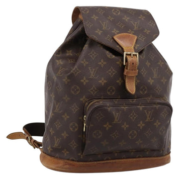 LOUIS VUITTON Monogram Montsouris GM Backpack M51135 LV Auth 198482