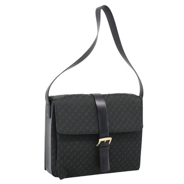 Loewe Shoulder Bag Canvas Green Gold Tone