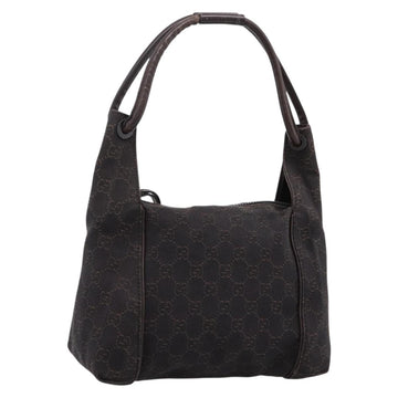 GUCCI GG Canvas Hand Bag Brown 101333 Auth 198296A