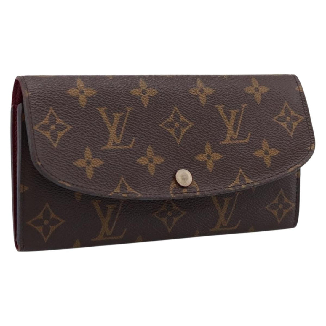 LOUIS VUITTON Monogram Portefeuille Emilie Wallet Fuchsia M60697 Auth BA15262