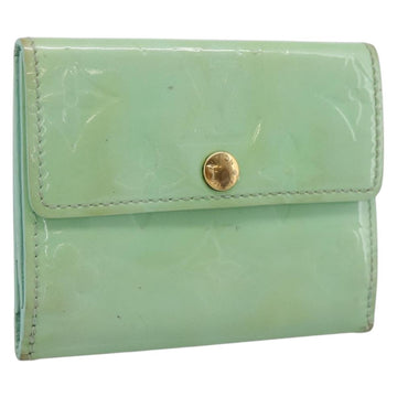 LOUIS VUITTON Monogram Vernis Ludlow Coin Purse Peppermint M91321 Auth BA15263