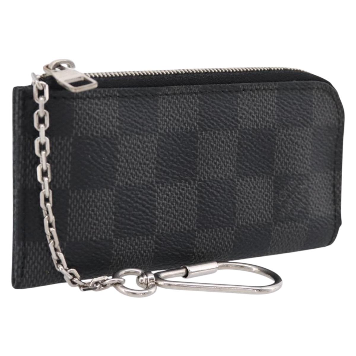 Louis Vuitton Damier Graphite Pochette Cles Coin Purse