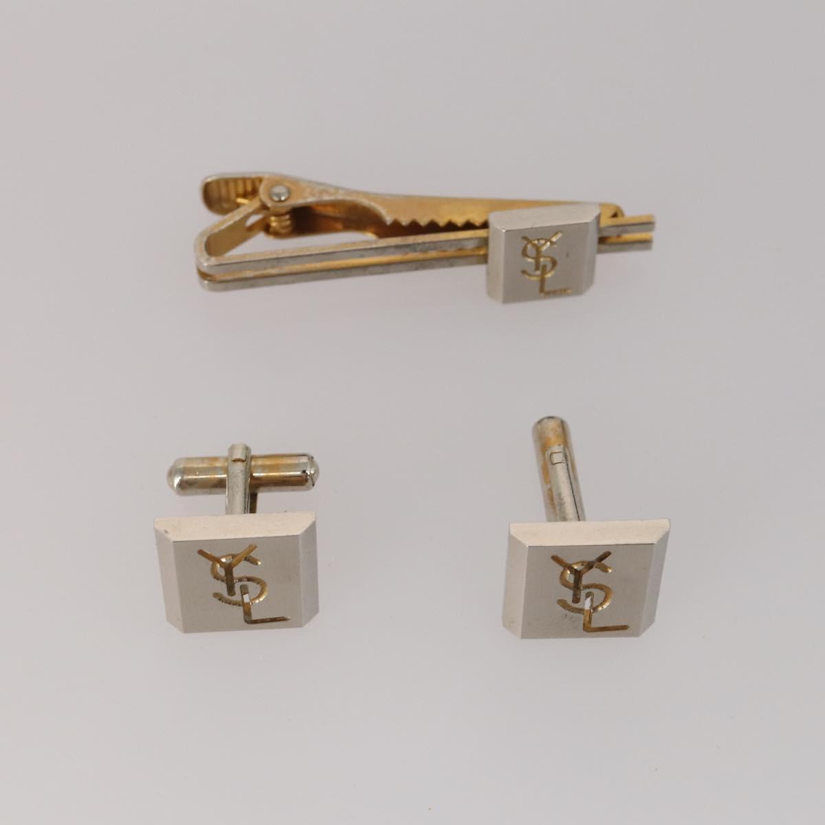 Burberrys Christian Dior Celine  Saint Laurent Cuffs 10 Set Gold Auth BA14532