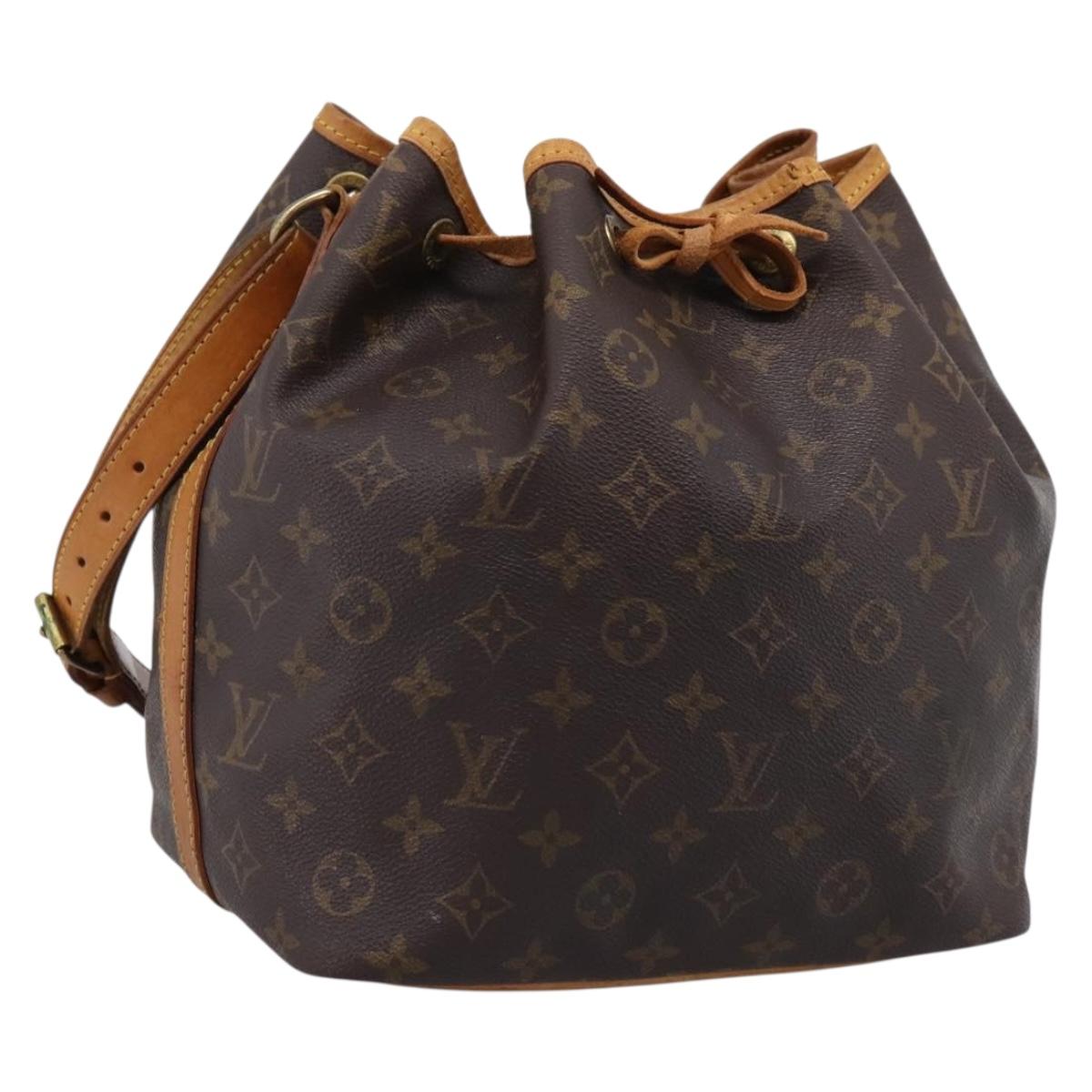 Louis Vuitton Monogram Petit Noe Shoulder Bag (Grade BC)