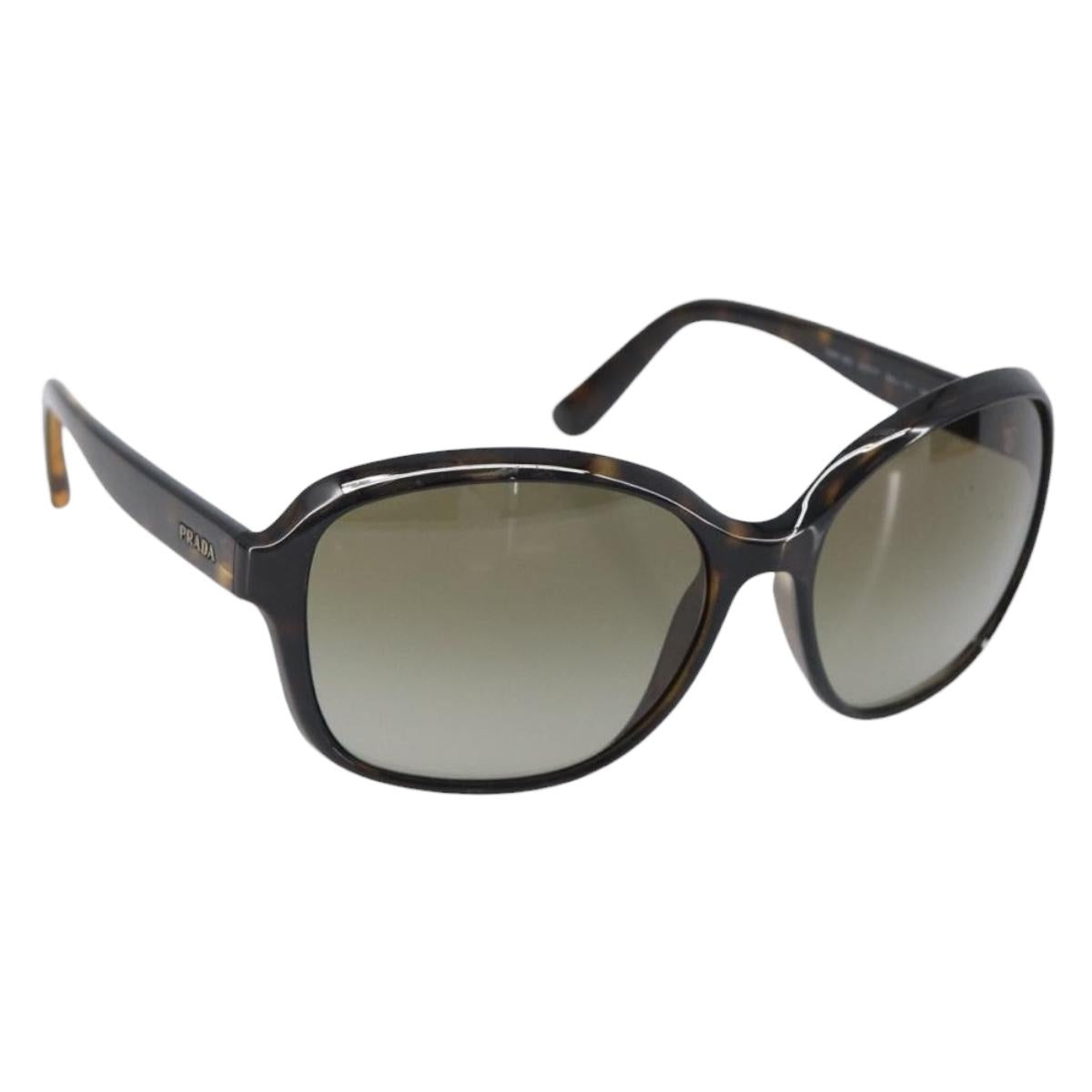 Prada Sunglasses Plastic Brown Gold Tone