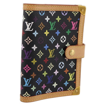 Louis Vuitton Monogram Multicolor Agenda PM Planner Black