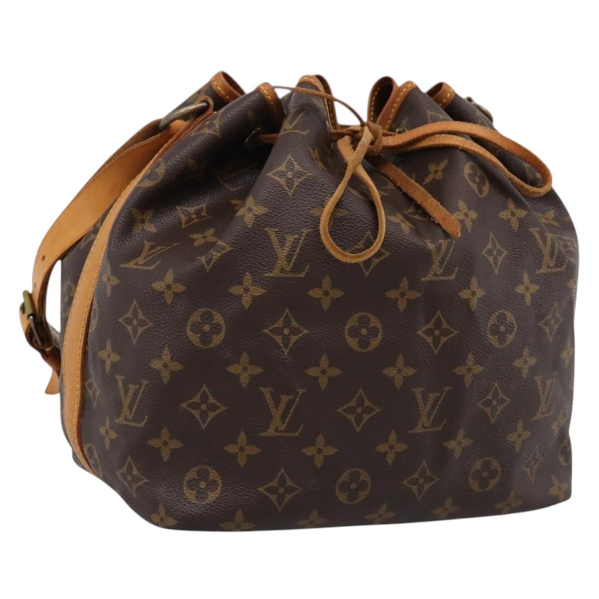 Louis Vuitton Monogram Petit Noe Shoulder Bag (Grade B)
