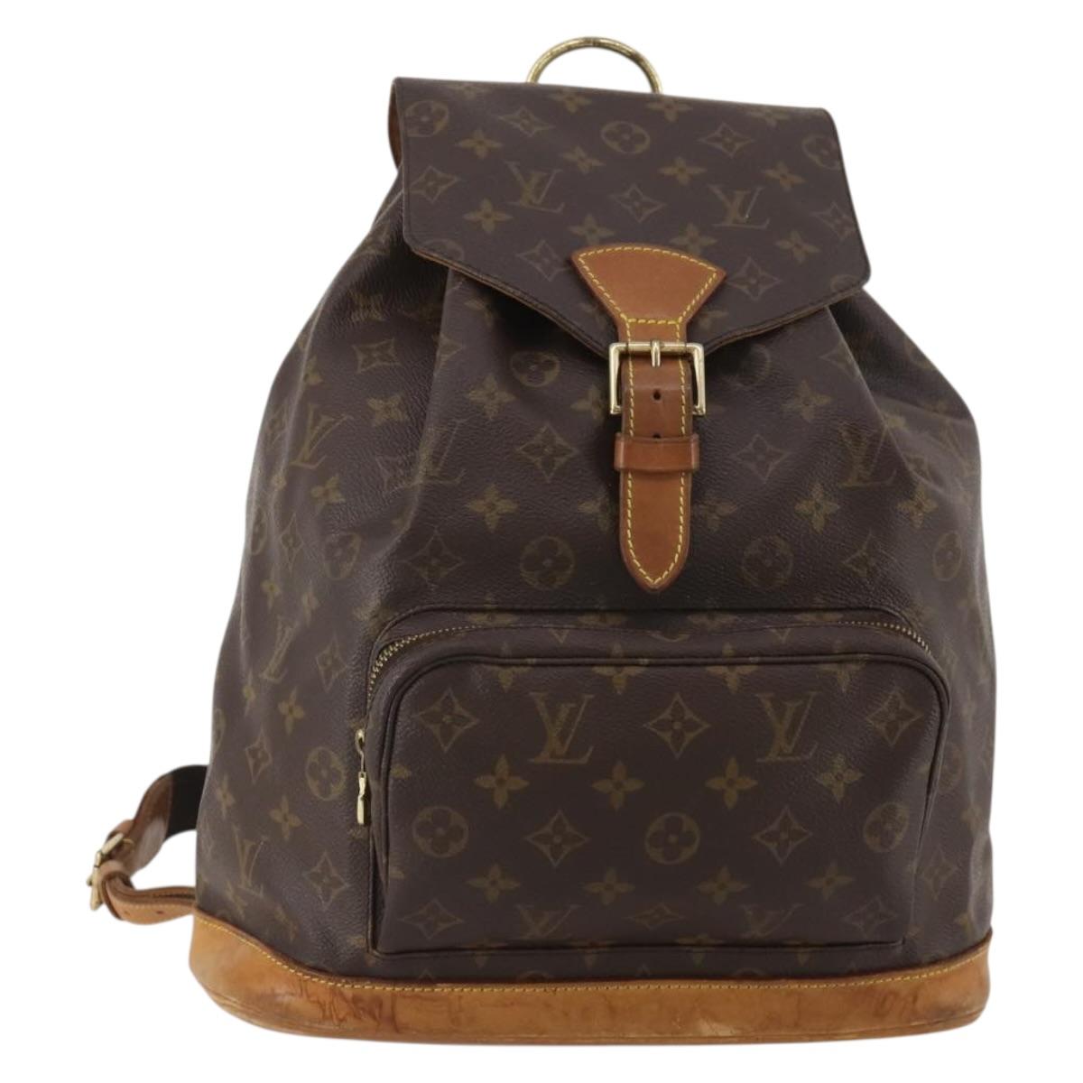 Louis Vuitton Monogram Montsouris GM Backpack (Grade C)