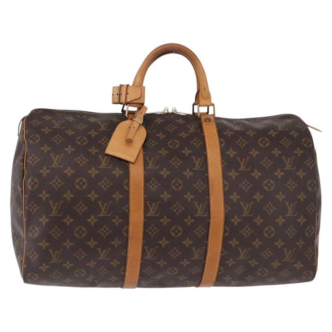 LOUIS VUITTON Monogram Keepall 50 Boston Bag M41426 LV Auth ka5755A