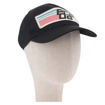 Prada Cap Nylon Black White