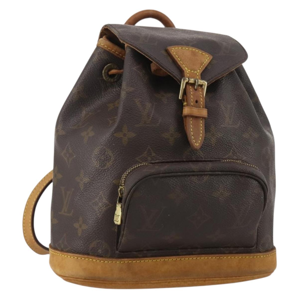 Louis Vuitton Monogram Montsouris PM Backpack (Grade C)
