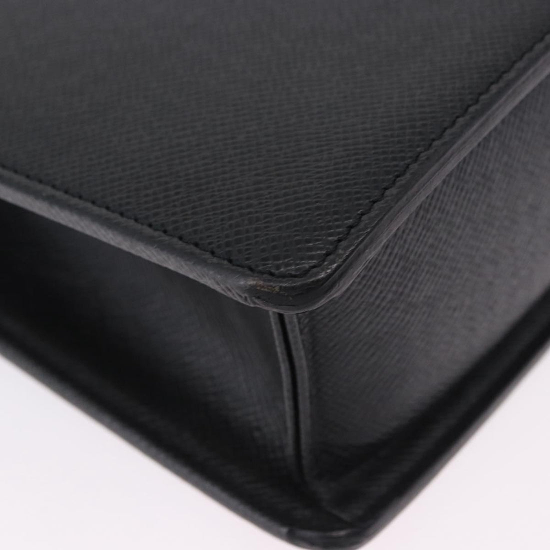 LOUIS VUITTON Taiga Porte Documents Rozan Bag Ardoise M30052 LV Auth am12442