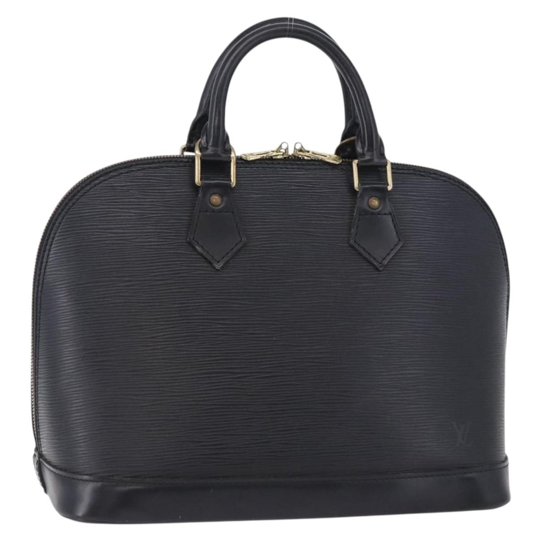 LOUIS VUITTON Epi Alma Hand Bag Noir Black M52142 LV Auth 198348A