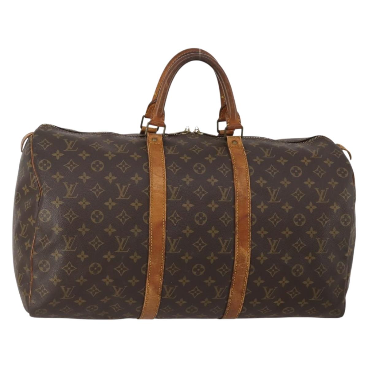 Louis Vuitton Monogram Keepall 50 Boston Bag (Grade C)