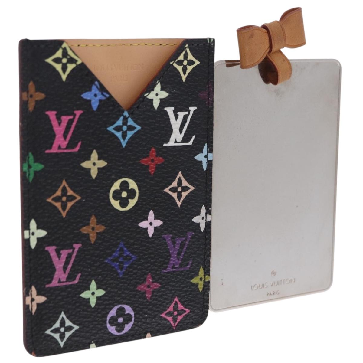 Louis Vuitton Monogram Multicolor Etui Hand Mirror Black