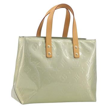 LOUIS VUITTON Monogram Vernis Reade PM Hand Bag Gris M91145 LV Auth am12277V