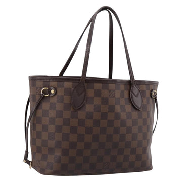 LOUIS VUITTON Damier Ebene Neverfull PM Tote Bag N51109 LV Auth 197447