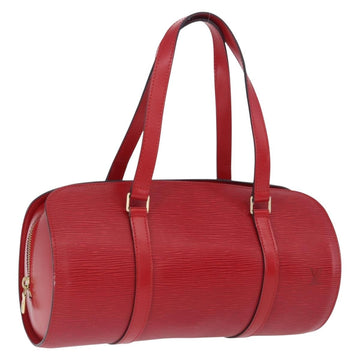 LOUIS VUITTON Epi Soufflot Hand Bag Red M52227 LV Auth 195555V