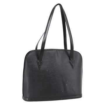 LOUIS VUITTON Epi Lussac Shoulder Bag Black M52282 LV Auth ka5739