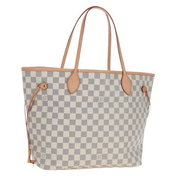 Louis Vuitton Damier Azur Neverfull MM Tote Bag (Grade S)