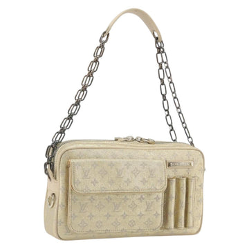LOUIS VUITTON Monogram Shine McKenna Shoulder Bag Gold M92363 LV Auth 195998V