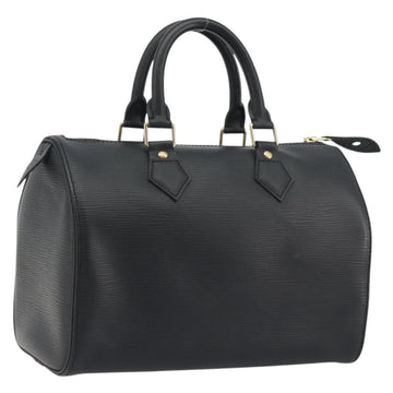 LOUIS VUITTON Epi Speedy 25 Hand Bag Black M59042 LV Auth 197496V