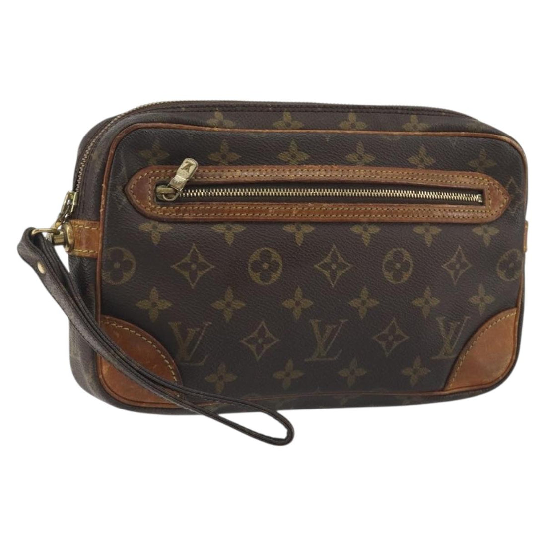 LOUIS VUITTON Monogram Marly Dragonne GM Clutch Bag M51825 LV Auth BA14958