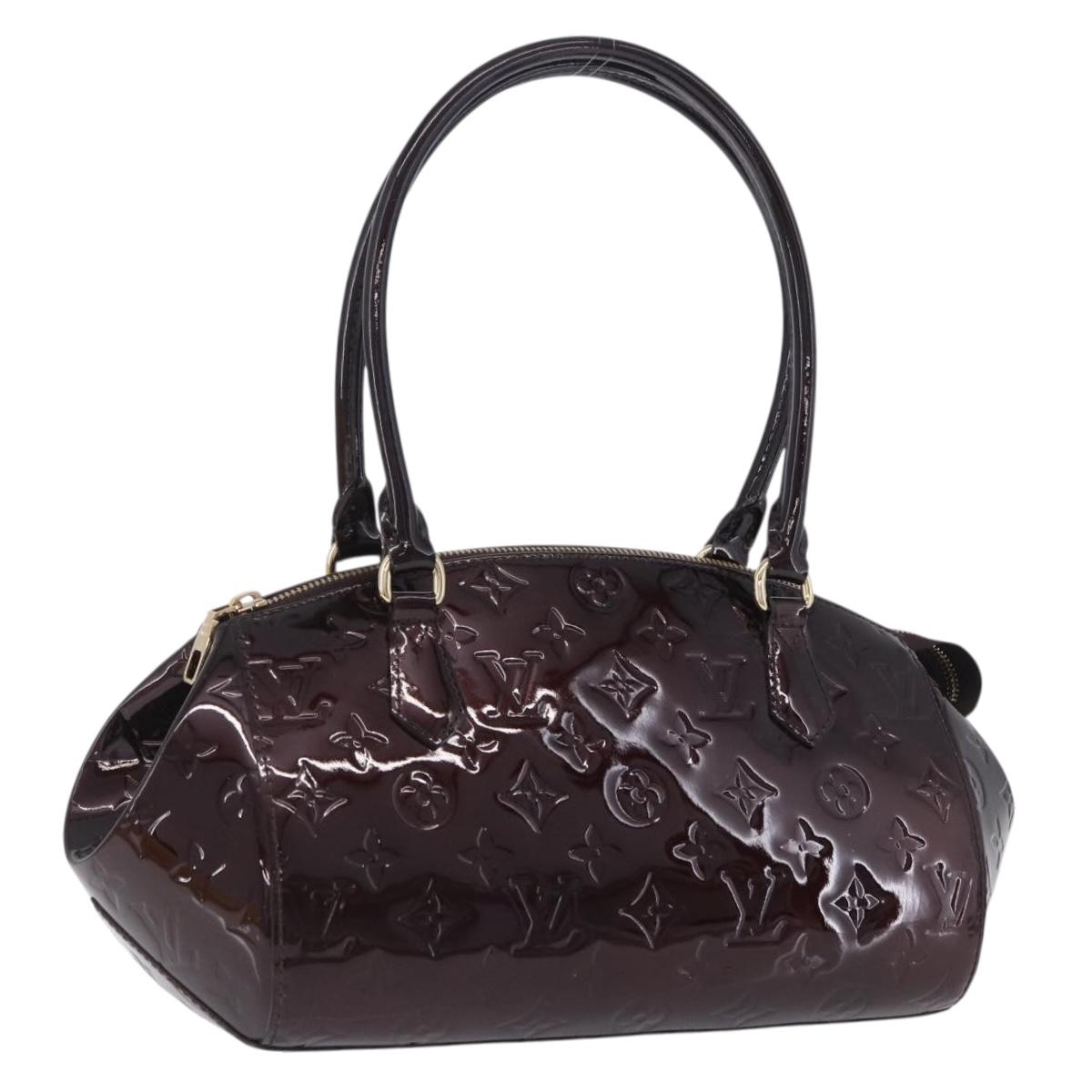 Louis Vuitton Vernis Sherwood PM Shoulder Bag Amarante