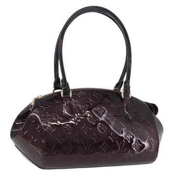 Louis Vuitton Vernis Sherwood PM Shoulder Bag Amarante