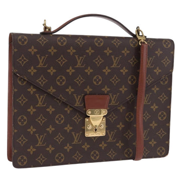 LOUIS VUITTON Monogram Porte Documents Bandouliere Bag M53338 LV Auth 197463A