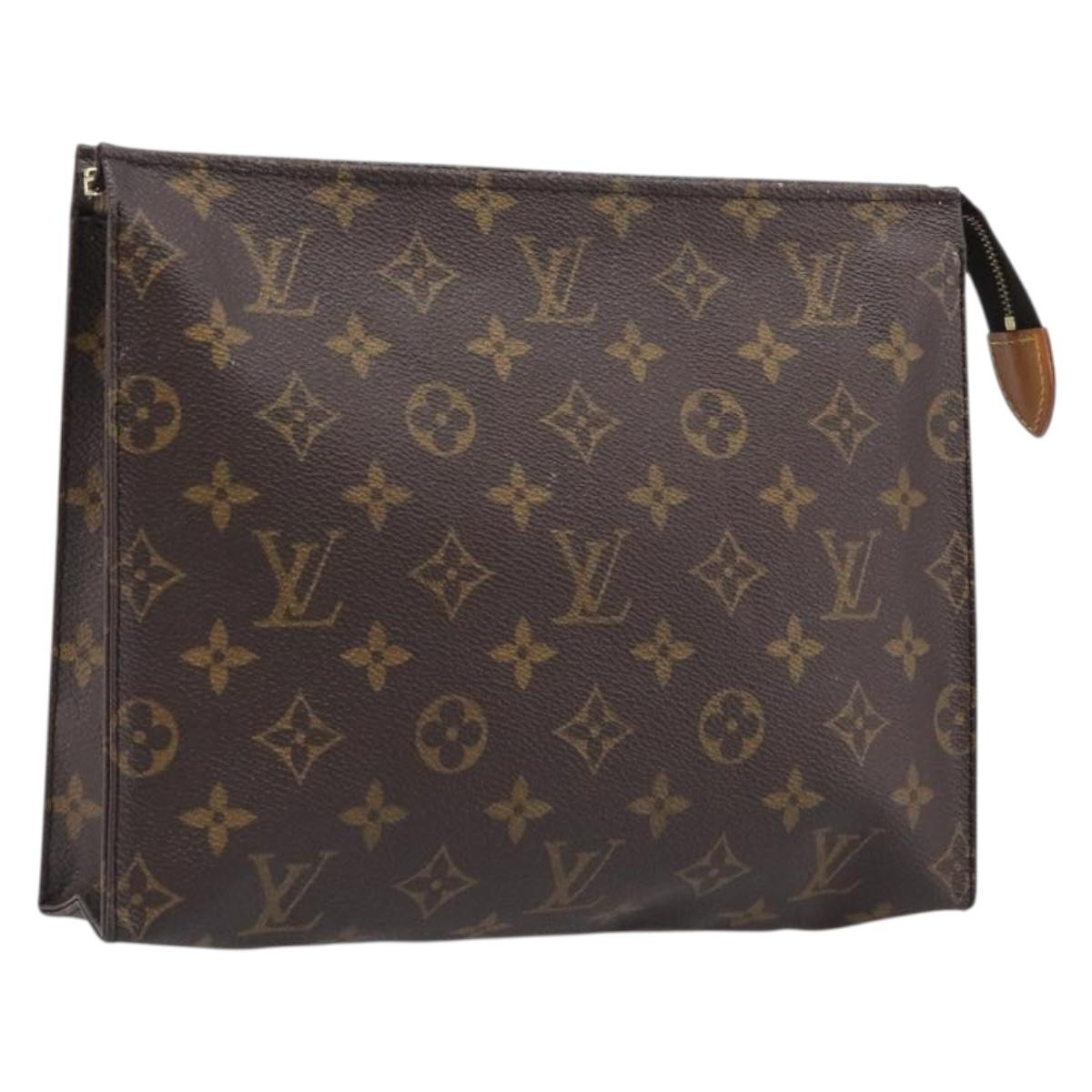 Louis Vuitton Monogram Poche Toilette 26 Pouch (Grade D)